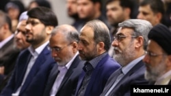 محمد سرافراز در دیدار علی خامنهای با مسئولان صداوسیما، ۱۳۹۴