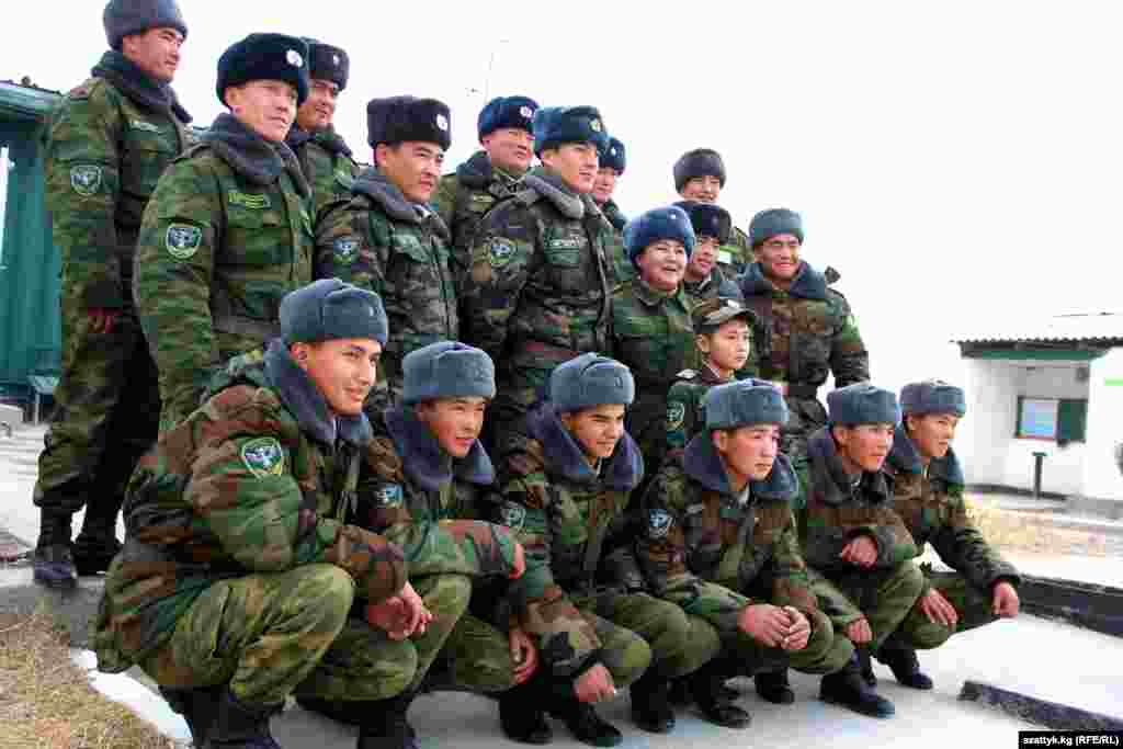 Пограничники заставы "Чекелик"