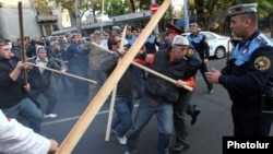 Столкновения в центре Еревана, 5 ноября 2013 г.