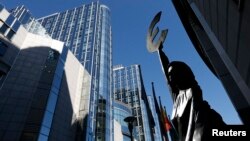 Բելգիա -- Եվրախորհրդարանի շենքը Բրյուսելում 