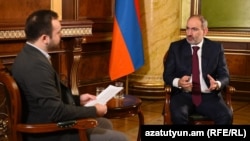 Armenia - Prime Minister Nikol Pashinian is interviewed by RFERL, Yerevan, December 16, 2020