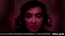 "Turkmen.news" neşiriniň twitterde paýlaşan wideosyndan alnan surat