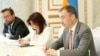 Armenia -- Toivo Klaar (R), the EU special representative for the South Caucasus, meets with Armenian Prime Minister Nikol Pashinian, Yerevan, June 26, 2019.