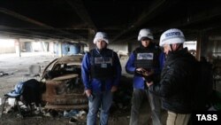 Наблюдатели мониторинговой миссии ОБСЕ