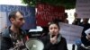 Armenia -- A demonstration against the impending sharp increase in the price of natural gas, Yerevan, 16May2013