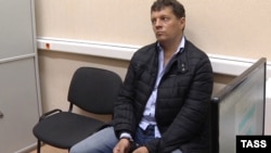 Ukrainian journalist Roman Sushchenko in Moscow after being charged with espionage
