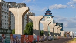 Строительство LRT в Астане 