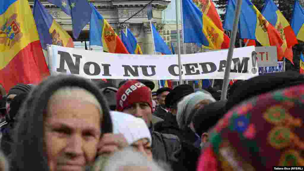  Protestatarii Platformei DA