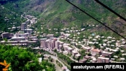 Вид города Алаверди