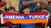 Football fans at Yerevan's Hrazdan stadium pictured during the Armenia-Turkey match on September 6, 2008.