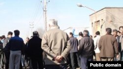 یک اعتصاب کارگری در اراک
