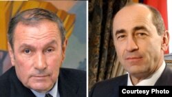 Լուսանկարում Հայաստանի առաջին և երկրորդ նախագահները` Լևոն Տեր-Պետրոսյանը և Ռոբերտ Քոչարյանը