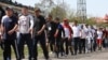Представители разных клубов на турнире в Оше. 
