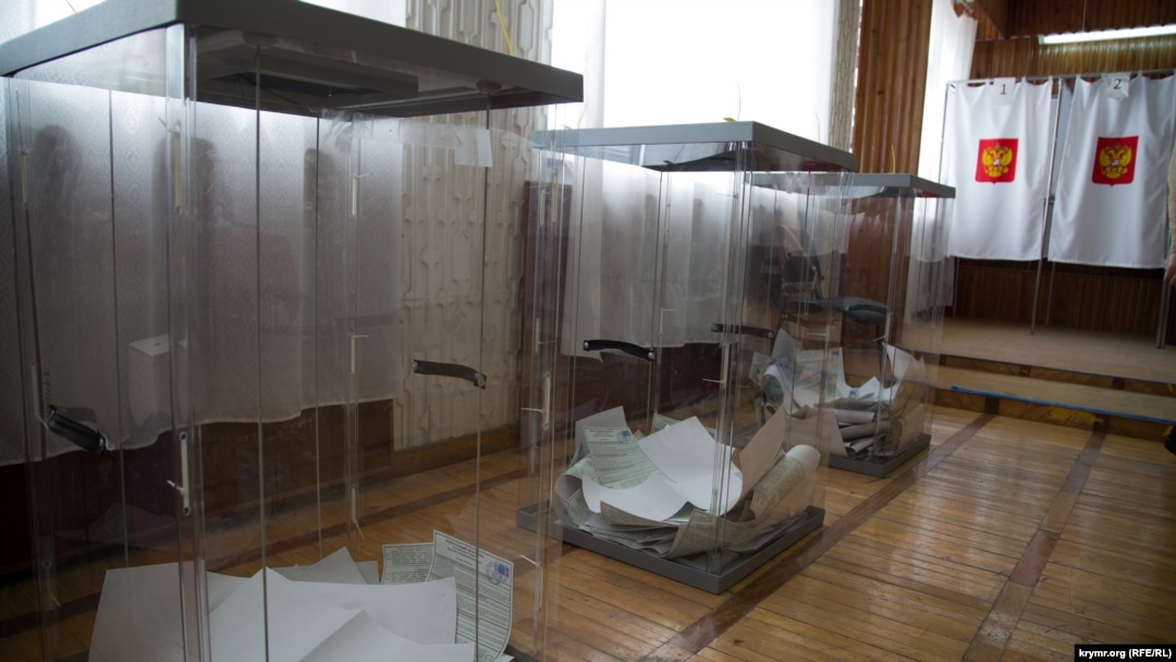 Виборча дільниця в Сімферопольському районі 