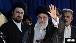 آیت‌الله خامنه‌ای در مراسم بیست و یکمین سالگرد درگذشت آیت‌الله خمینی