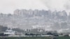 Tancurile israeliene în interiorul Fâșiei Gaza, văzute din Israel.