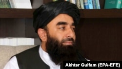 ذبیح الله مجاهد سخنگوی حکومت طالبان