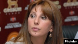 Armenia - Zaruhi Postanjian, a parliament deputy from the opposition Zharangutyun (Heritage) party, undated